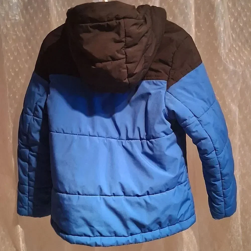 Gerry Weber Kids Blue and Black Puffer Jacket Size 5 Preowned